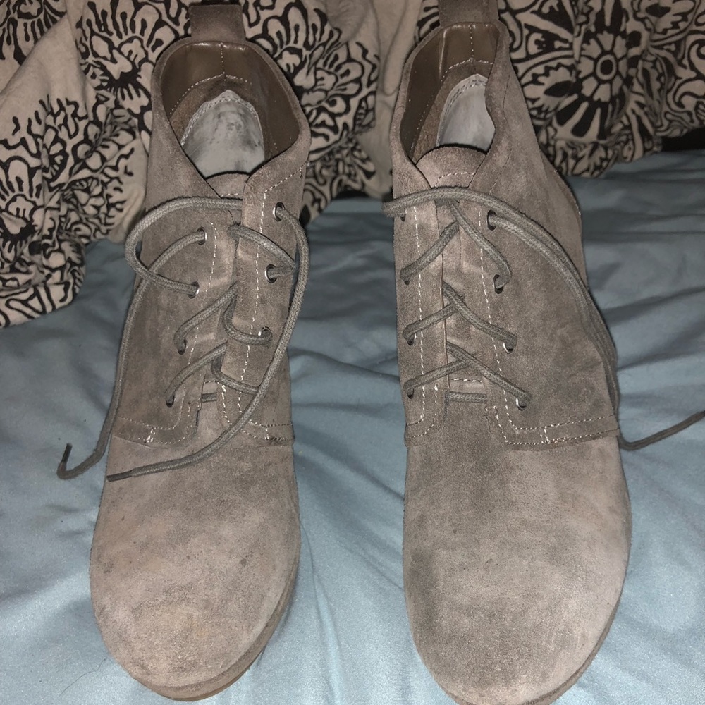 Women’s Suede Jessica Simpson Heeled Booties
